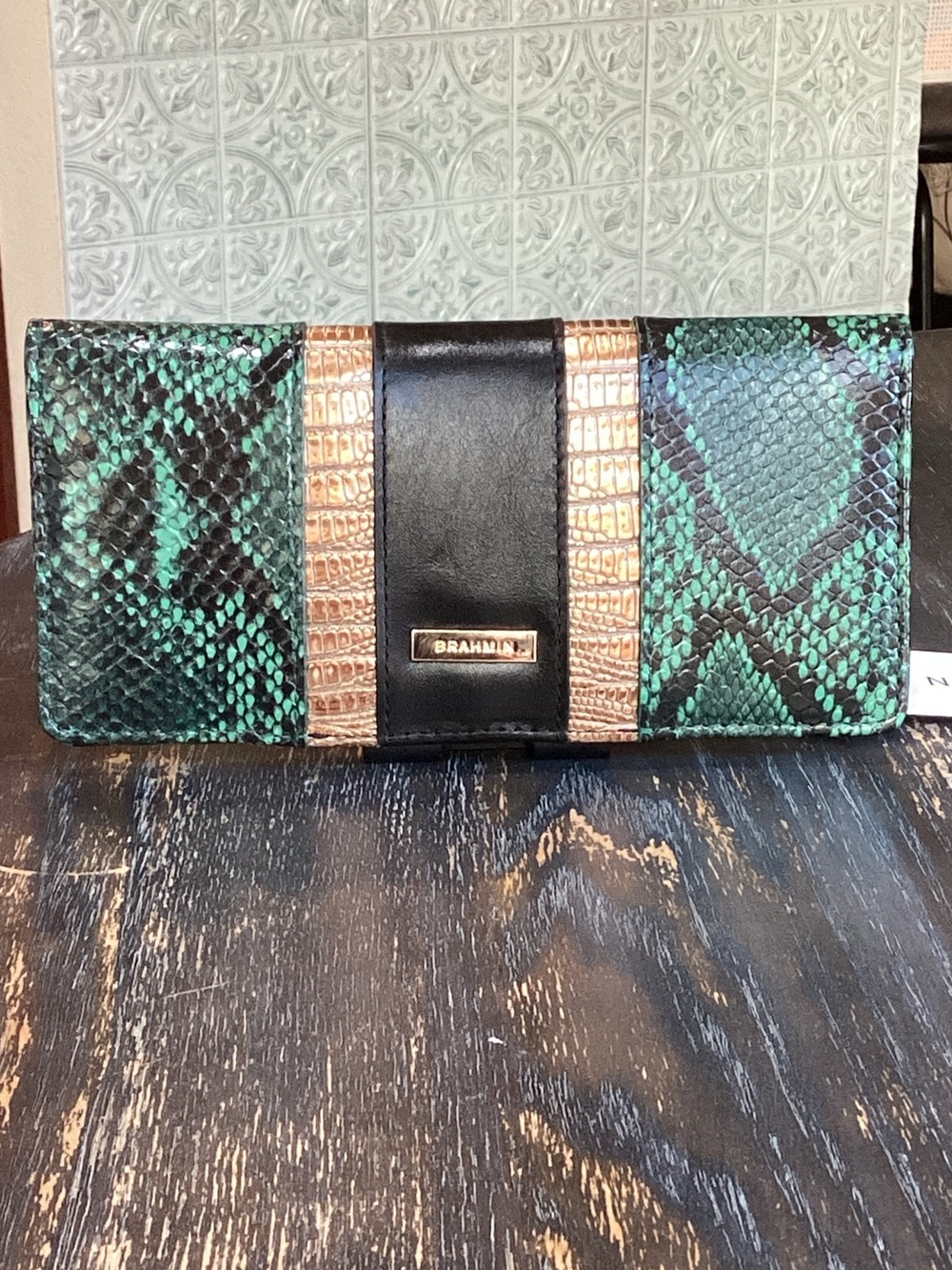 Brahmin Ady Wallet Multi Venezia Genuine Leather